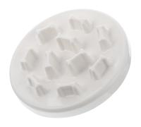 Mikikit Slow Feeder Bowl Ceramic Designed to Reduce Bloating and Indigestion Pet Feeding Dish White Suitable for Slower Eating for Dogs and Cats