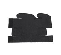 Mikikit Small Trumpet Valve Protector Genuine Leather Piston Cover Black Sleeve Musical Instrument Accessory for B♭ Trumpet Sweat Corrosion Prevention