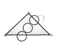 Mikikit Snake Climbing Set with Mesh Hammock and Plastic Rings for Reptiles, Bite Resistant and Enhanced Air Circulation Accessories for Geckos and Lizards Enclosure