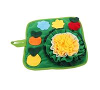 Mikikit Soft Sniffing Mat for Small Pets Rabbit Foraging Pad Dog Feeding Cozy Slow Feeder for Hamsters Guinea Pigs and Birds Design