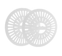 Mikikit Spinner for Efficient Washer Machine for Caps Replacement Washing 2pcs Distribution Dehydration, Plastic Press Caps, Maintain Flat and Even Drying Clothes Bucket Dryer