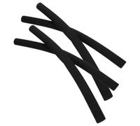 Mikikit Stroller Handle Sleeve 4Pcs Protective Sponge Grip Covers Easy Install Black for Pram Handles Outdoors