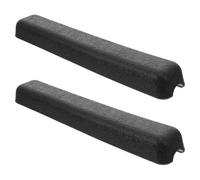 Mikikit Sturdy Plastic Armrest Protectors Fits 25mm Tube Diameter and 100mm Hole Distance Replacement Wheelchair Armrests 2pcs with Screws Stable and Secure for Manual Wheelchairs