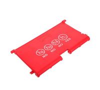 Mikikit Sturdy Shopping Cart Seat Board for Friendly Grocery Trolley Seat Replacement Easy to Carry Supermarket Chair for Family Trips and Everyday Use Large Red