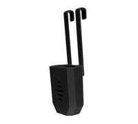 Mikikit Tank 7.8x2.8x1.7 Holder Bowl Hanging Tablet in Toilet Cleaning Cleaner Holder Abs Black Office High-traffic Public Facilities