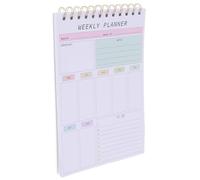 Mikikit Teacher Planner for Smooth Writing Experience Undated A5 Weekly Notebook with 104 Pages and Effective Task Management, Elegant Paper and Steel Wire Design for Home the Go Use