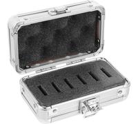 Mikikit Telescope Filter Storage Box with Foam Insert Aluminum Alloy Portable, Compact Design for Backyard Astronomy Sessions for Eyepieces and Filters and Professional Stargazing Events