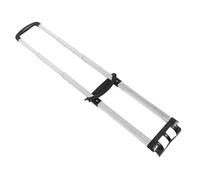 Mikikit Telescopic Aluminum Luggage Handle Replacement, 16-inch 4-Section Solid Alloy Pull Rod for Travel Suitcase and Business Trolley Case