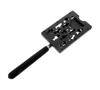 Mikikit Telescoping Cards Holder Parking Rod for Car and Vehicle, Sturdy and Stable Plastic Construction, Black Parking Payment Sign Holder for Residential Areas and Offices