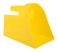 Mikikit Thickened Large Capacity Feed Shovel Plastic Scoop for Livestock Feeding with Ergonomic Handle Designed for Use in Gardens Parks Farms Suitable for Poultry Cattle Sheep and Pigs