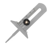 Mikikit Tire Tread Depth Gauge 0-30mm Stainless Steel Lightweight Tire Checker for Accurate Car Tread Measurement and Wear Monitoring