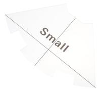 Mikikit Triangle Patchwork Cutting Template Quilting Handwork Triangle Quilting Ruler Plastic Material Not Easy to Deform Cutting Sewing Craft Tool for Wife and Friends