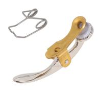 Mikikit Trumpet Watergate Key Replacement Silver Drain Component Small Size Brass Instrument Accessory for Band Players and Marching Use