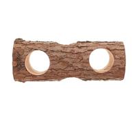 Mikikit Tunnel Cave Gliders Sugar Wooden Small for Hideout Animal and, Smooth Surface Extra Shelter Tube Chew Similar-sized Pets for Hamsters, Guinea Pigs, Rabbits