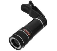 Mikikit Universal and Phone 20x Adjustable Lens with Telescope Body Focal Length Metal Easy to Use Telephoto External Camera Lens for Smartphone Tourism and Animal Observation