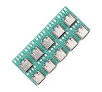 Mikikit USB Type-c Female Connector Board 3.1 for Faster Data Transmission and Enhanced Stability 10pcs with Pcb Material for Type C Devices and Otg Cable Type Connections