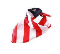 Mikikit Valentines Day Themed Dog Bandana Scarf Patriotic Pattern, Comfortable Cloth Material, Keeps Dog Clean, for Daily Life and Party Use