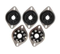Mikikit Valve Socket Bakelite 8Pin Tube Socket Base 5Pcs Compatible Kt88 6550 6Sn7 El34 Suitable for Sound System Upgrade