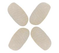Mikikit Violin Viola Bridge String Pads 4Pcs Wear-Resistant Leather Pads for Beginner and Amateur Players