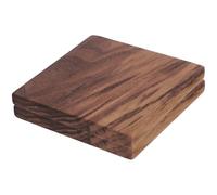 Mikikit Walnut Hardwood Boards 2Pcs Solid Wood Panels 1Cm Thick DIY Craft Sheets for Window Sills Table Tops Workshop Projects