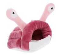 Mikikit Warm Cotton Hamster Hideout Bed for Small Animals, Fluffy and Soft Guinea Pig Nest Providing Comfort in Autumn and Winter, Stylish Pink Cotton Hideaway for Hamsters and Guinea Pigs