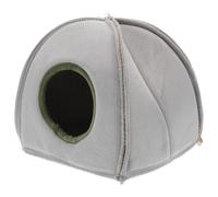 Mikikit Warm Cotton Hamster Nest Bed with Mongolian Yurt Shape for Small Animals like Hedgehogs and Guinea Pigs, Easy to Clean Small Animal Bedding Sleeping Bed and Cute Hamster Hideout
