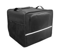 Mikikit Waterproof and Splash-proof Generator Cover for Solar and Portable Generators, Made of Sturdy 600d Pvc with Mesh Pockets on Both Sides, for Outdoor Use and All-weather Protection