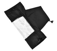 Mikikit Waterproof Camera Rain Cover Made of Sturdy Polyester and Pvc with Adjustable Hand Sleeves for Dslr and Flash for Seaside and Rainy Season Use
