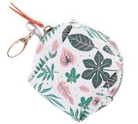 Mikikit Waterproof Pu Pacifier Bag Hanging Hook for Diaper Bag, Portable and Easy to Clean Pacifier Pouch Suitable for Soother, Can be Hung on Purse or Luggage