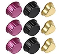 Mikikit Wax Container 6pcs Aluminum Foil Wax Melting Bowls 60g-85g Round Auxiliary Wax Pots Compatible with Hot Wax Warmer for Facial Hair Removal