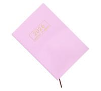 Mikikit Weekly Planner Notebook with Pu Leather Cover A5 Size 2026 Lightweight Design and Full Year Coverage Professional and Stylish Organizer for Travel and School Use