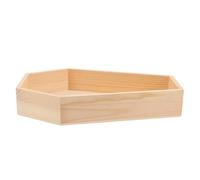 Mikikit Wooden Coffin Tray Gothic Serving Tray for Storing Keys and Small Items Elegant Design in Coffin Shape for Halloween Setup and Gothic Aesthetic Home Décor