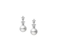 Mikimoto Morning Dew 18ct White Gold Akoya Cultured Pearl Earrings