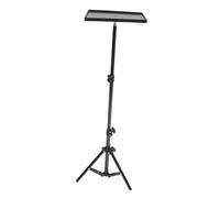 Mikinona 1.1m Projector Tripod Stand Laptop Tray Projector Shelf Height Lightweight Portable for Stage Office Classroom