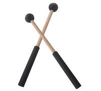 Mikinona 1 Pair Lightweight Drum Sticks Ergonomic Percussion Instrument Mallet Accessory for Tongue Drum and Marimba Durable with Handle for Beginners and Professionals