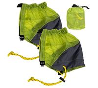 Mikinona 1 Pair Tear Resistant Ankle Gaiters for Hiking Outdoor Activities Low Ankle Covers to Protect Against Snow Dirt Debris Lightweight Design for Warm Weather Use Lemon Green