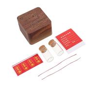 Mikinona 1 Set Baby Box Keepsake: Wooden Keepsake Box with Jar for Umbilical Cord and First Hair - 2026 Year of The Horse Souvenir for Baby First Memory Storage