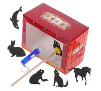 Mikinona 1 Set DIY Educational Shadow Puppets for Traditional Chinese Craft Kit for Creative Storytelling and Exploration Engaging Puppet Play with Accessories