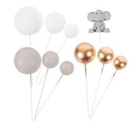 Mikinona 1 Set Elephant Cake Topper Cute Shower Birthday Party Decorations Polymer Design Versatile for Cake Scene Decor Adorable