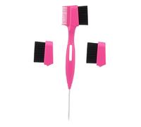 Mikinona 1 Set Eyebrow Brush and Comb Kit Portable Dual Ended Hair Edge Brush for Women Stylish Makeup Tool for Eyebrow Grooming and Tidying
