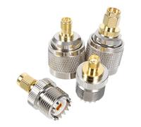 Mikinona 1 Set Sma to Uhf Adapter Coax Converter for Antennas Radios and Wireless Lan Devices Durable Non Reverse Connector Kit for Easy Installation