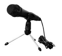 Mikinona 1 Set USB Condenser Microphone Professional Gaming Mic with Knob Bracket for Streaming Lectures and Live Broadcasts Durable Design Easy Installation