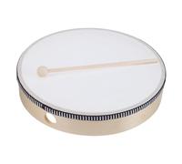 Mikinona 10-inch Wooden Frame Hand Drum with Drum Stick, Percussion Instrument for Singing, Dancing and Music Lessons, Adult Percussion Equipment for Performances and Parties