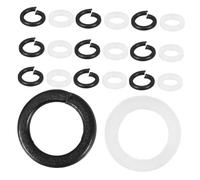 Mikinona 10 Pairs Portable Guitar Tuner Washer Professional Replacement Gaskets for Tuning Pegs Durable Spacer for Improved Sound and Playability Essential Guitar Accessory