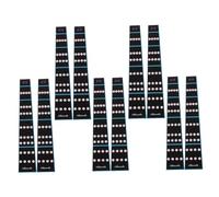 Mikinona 10 Pcs Violin Fretboard Decals Finger Guide Stickers for Beginners Black Fingerboard Markers for Precise Note Positioning Music Teaching and Practice