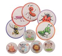 Mikinona 10 Sheets Potty Training Stickers for Heat Sensitive Color Changing Cartoon Animal Decals Fun Toilet Seat Reward for Boys and Temperature Reactive Toilet Training Aid