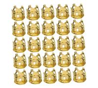 Mikinona 100pcs Braids Hair Beads Metal Braid Cuffs Golden Hair Braids Charms Passion Hair Accessories for Hair Braiding Jewelry