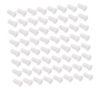 Mikinona 100pcs Eyelash Glue Bottle Needles Eyelash Glue Holder Lash Extension Supplies Bottle Pin Needle Nozzle Pin