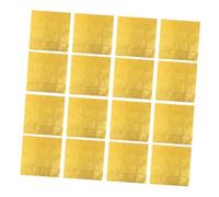 Mikinona 100pcs Gold Aluminum Foil Candy Wrappers with Orange Peel Texture for Chocolate Caramel Candy Packaging Multipurpose Wrapping Paper for Flavor Retention and Elegant Presentation