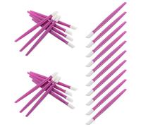 Mikinona 100pcs Nail Embossing Stick Rubber Head Manicure Tool for Nail Shaping and Exfoliating Dead Skin Cleaner Art Dotting Pen